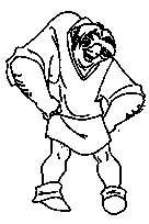 coloriage le bossu de notre dame